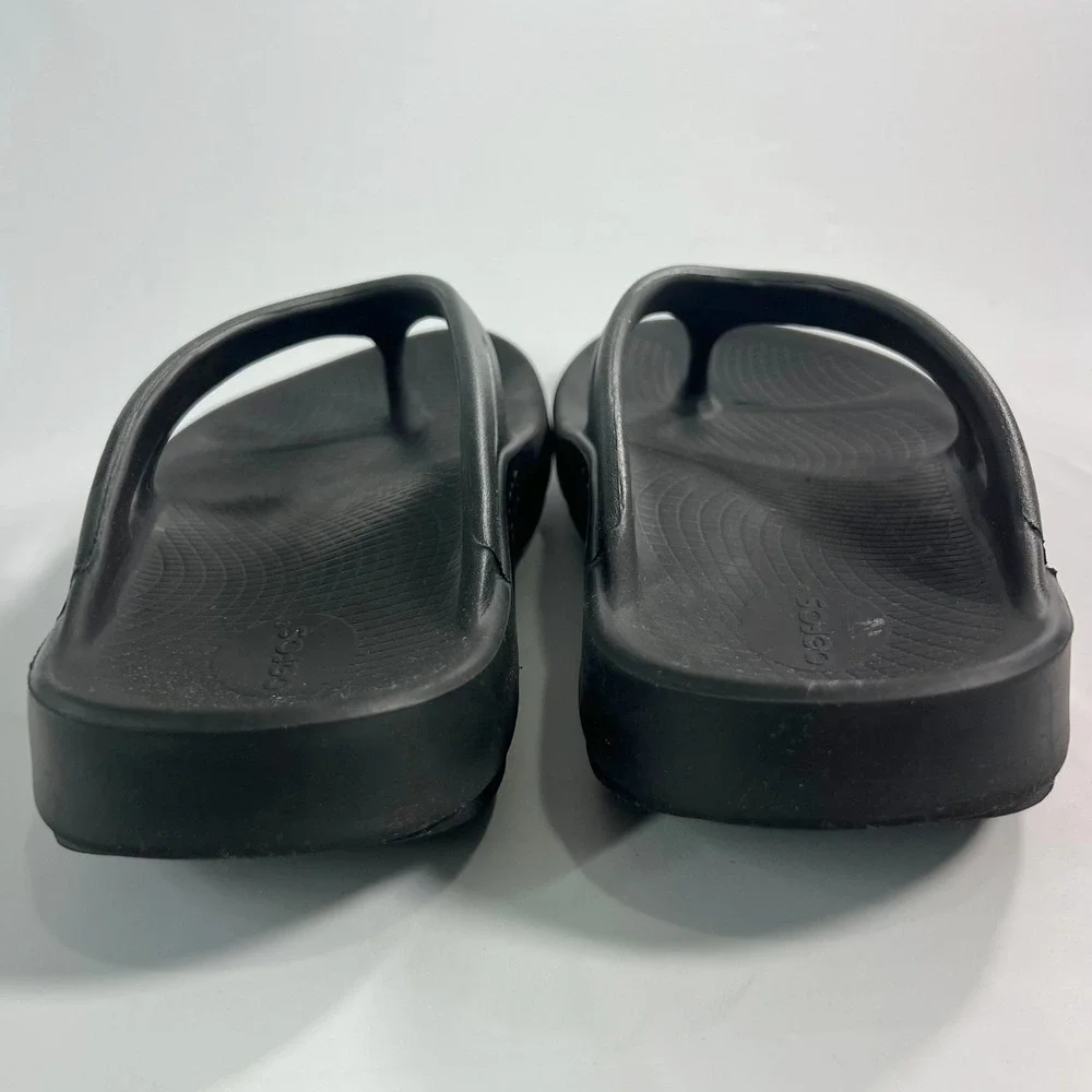 OOFOS OOriginal Sport Unisex Mens 13 Womens 15 BlackGraphite Recovery Flip-Flops